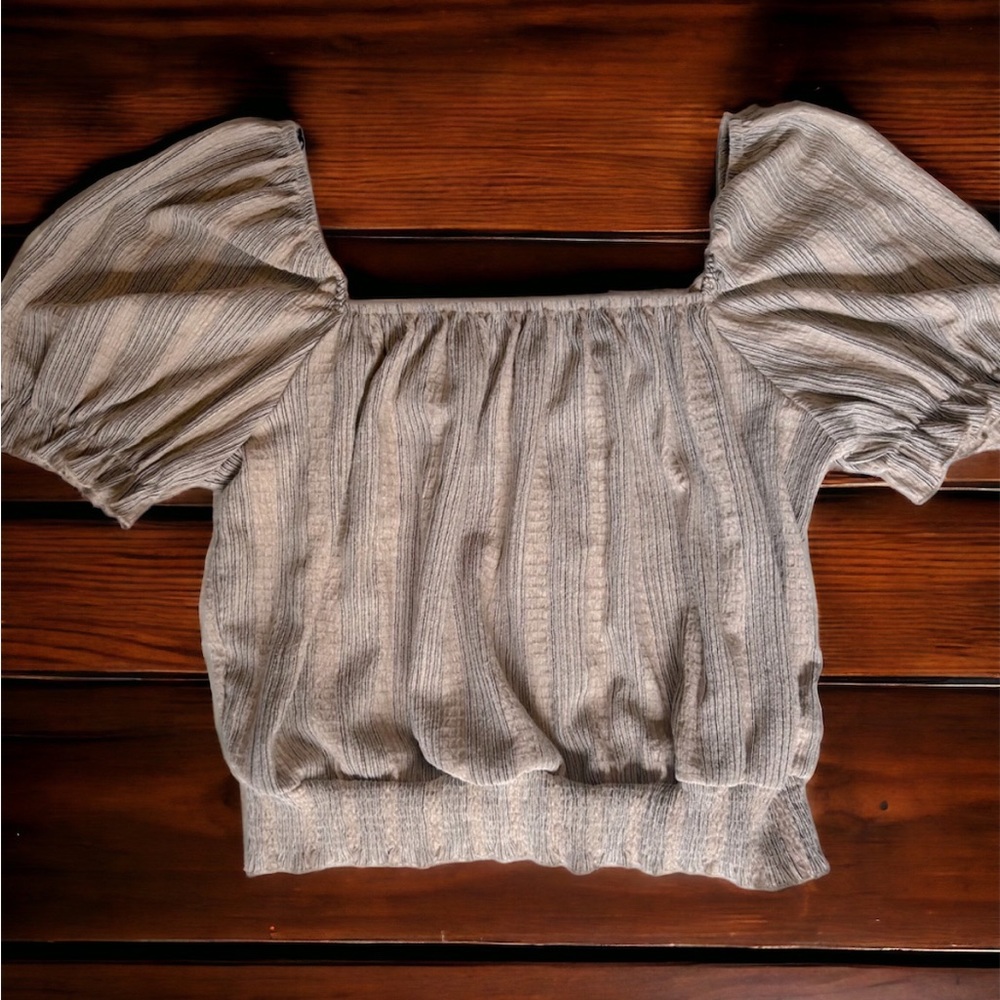 H&M off the shoulder ruffle top